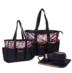 5 in 1 Baby Diaper Bag - Flowered