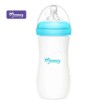 Momeasy Wide Neck PP Feeding Bottle with an Anti-Colic Nipple - GREEN