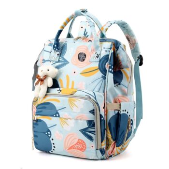 Flowered Back Pack (no doll)