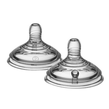 Tommee Tippee Closer to Nature Medium Flow Teats 2 Pack 3m+