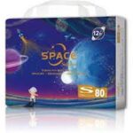 SoftCare Space Baby Diapers (small 80pcs)