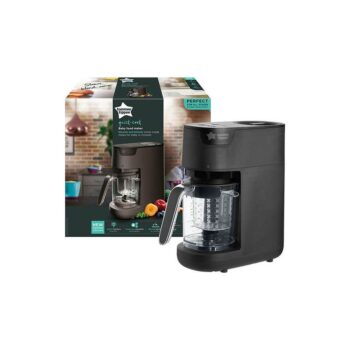 Tommee Tippee Quick Cook Baby Food Steamer Blender Black Age- 6 Months & Above