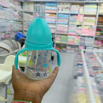 Momeasy Wide Neck PP Feeding Bottles with Anti-Colic Nipples 120ml