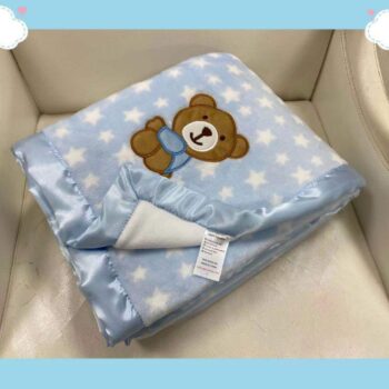 Heavy Baby Shawl- Blue