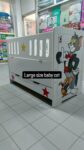 Large size MDF baby cot 1