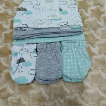  3 Baby Hats with Mittens – Soft, Comfortable, and Adorable Matching Sets for Newborns and Infants