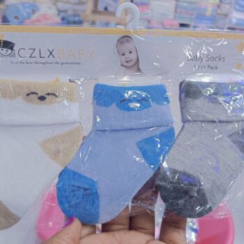 3 in 1 Baby socks - Boy