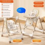Multi-Functional Baby Feeding Chair with Swing, Recline & Wheels | Convertible High Chair