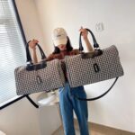 Haoranshe Houndstooth Diaper / Mommy Duffel Bag.