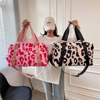 Leopard Print Diaper Bag