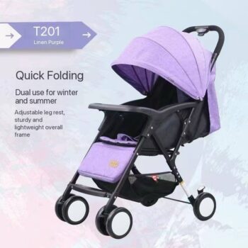 cool baby stroller 
non reversible(purple)