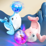 rotating dolphin toy