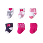 premium baby socks(6-12m) 
set of 6 pairs