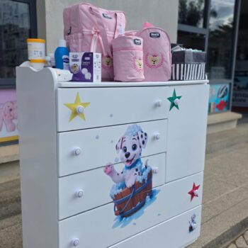 4 by 4 Ft Mdf Chest of drawers