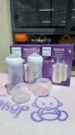 Philips Avent Natural Response Baby Bottle in a 2-pack set,
 each with a 330ml (11 oz) capacity.