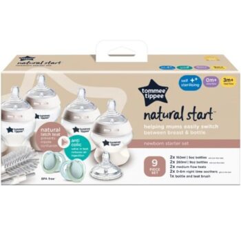 Tommee Tippee Natural Start Newborn Starter Set-9 PC Set