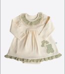 Cotton Baby Dress with bodysuit